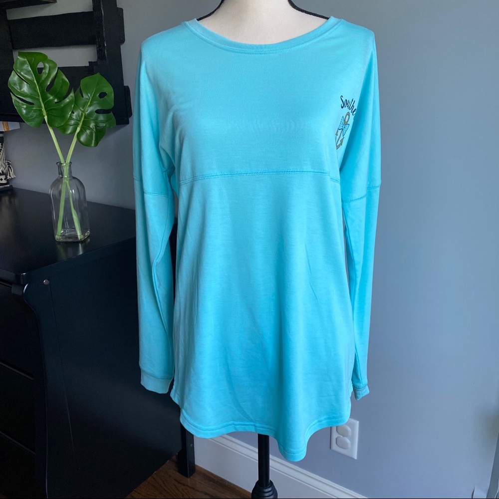 Long sleeve Blue Southern Prep Shirt Size Small